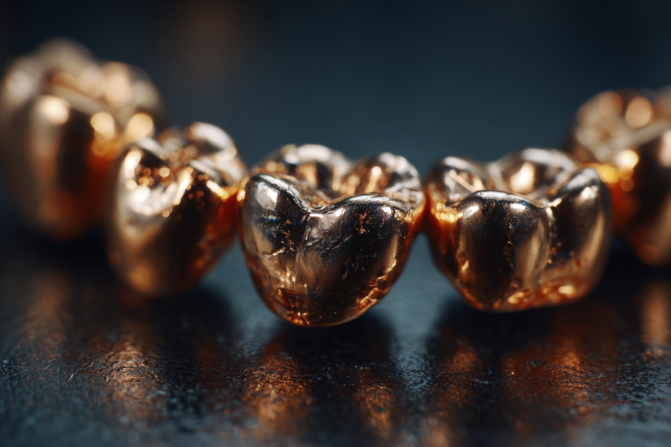 Zahngold Kronen und Brücken